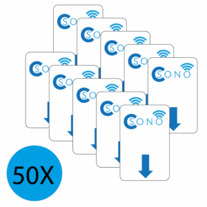Pacchetto 50 Card NFC per dispositivo C-SONO